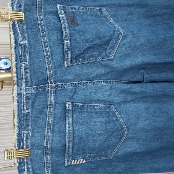 Paige size 25 Chambray wide-leg denim jeans - Picture 7 of 12